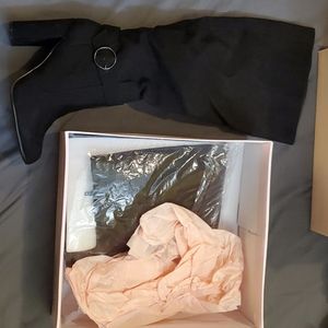 Black knee High boots